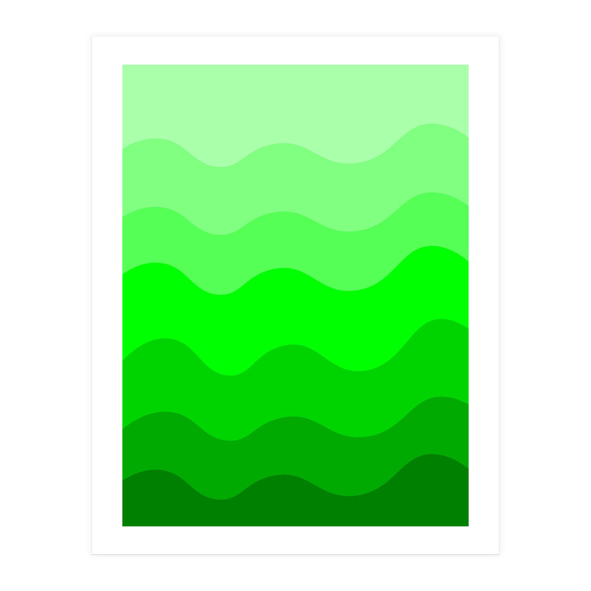 Green gradient design (Print Only)
