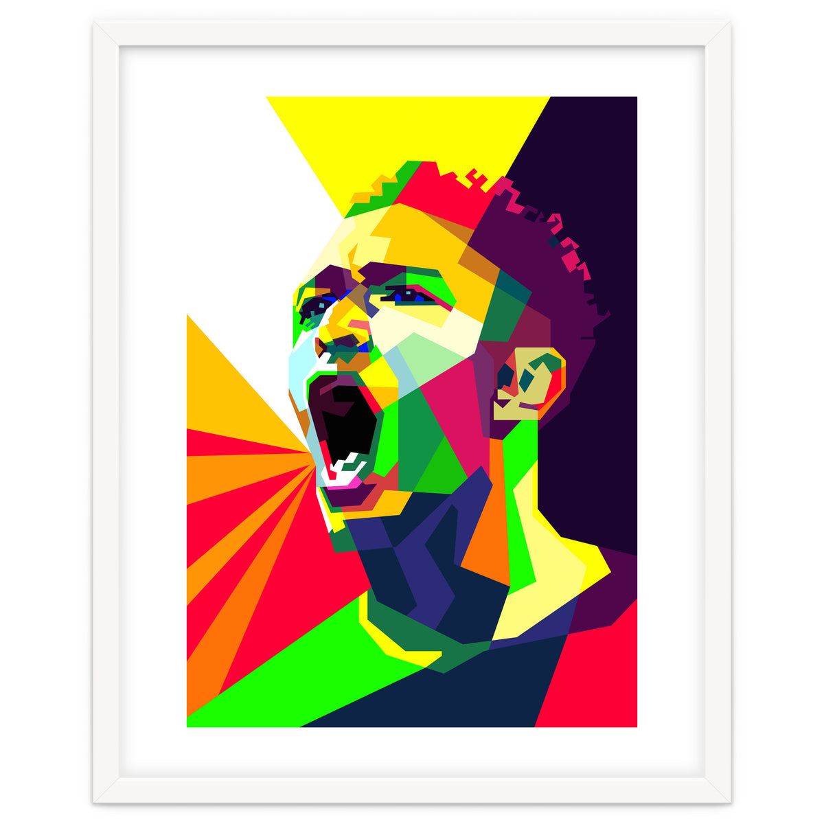 Jude Bellingham Football Pop Art WPAP