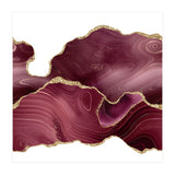 Burgundy & Gold Glitter Agate Texture 08  (Print Only) thumbnail