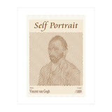 Self Portrait Vincent Van Gogh (1889) (Print Only) thumbnail