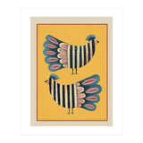 Striped Bird Pair II (Print Only) thumbnail