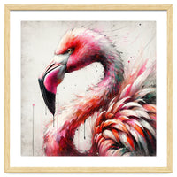 Watercolor Flamingo