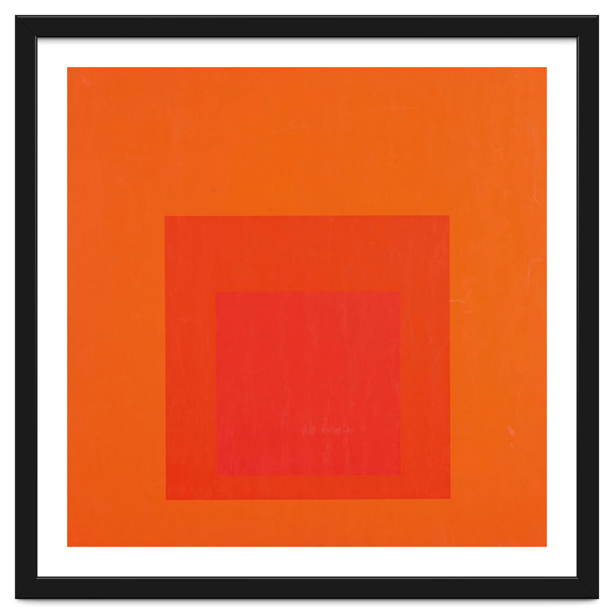JOSEF ALBERS - HOMAGE TO THE SQUARE RED