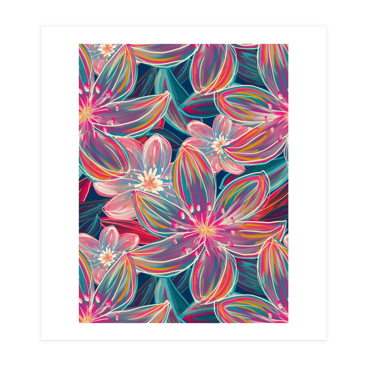 Fluo Bloom (Print Only)
