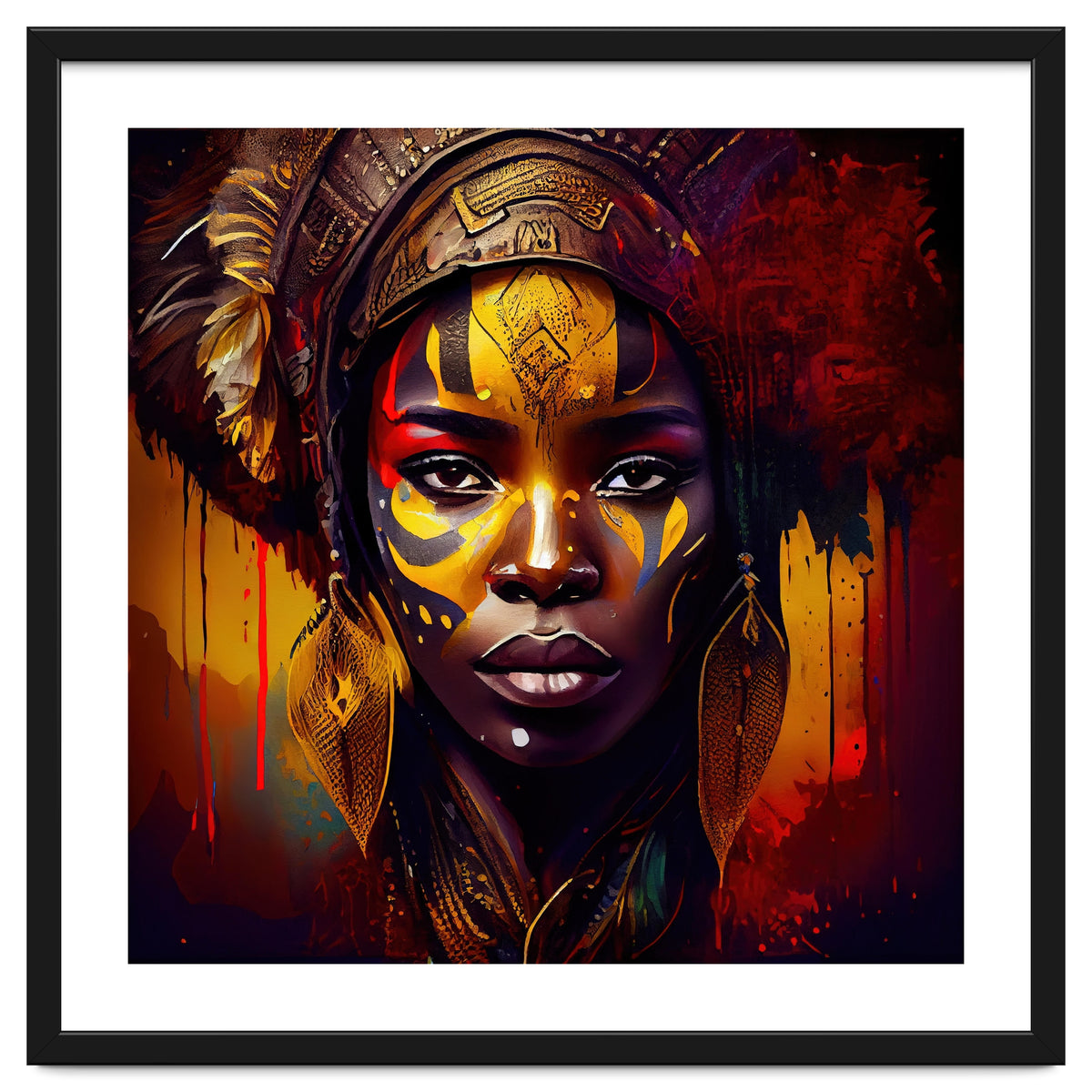 Powerful African Warrior Woman #1