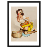 Pinup Girl Bobbing For Apples thumbnail