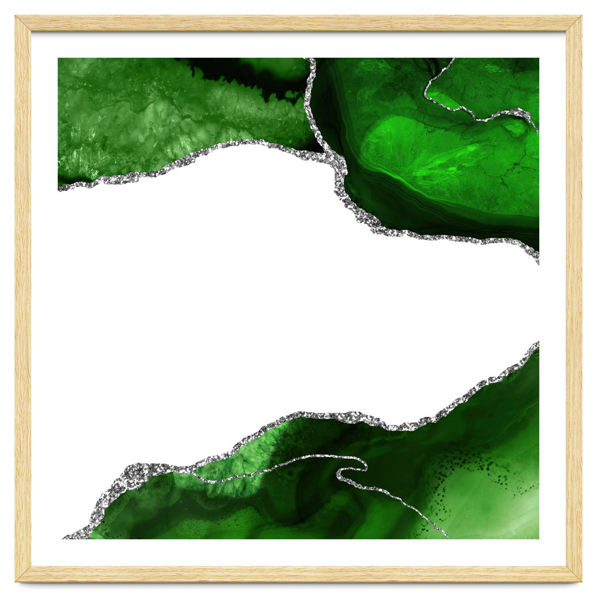 Green & Silver Agate Texture 11