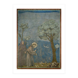 Saint Francis of Assisi preaching to the birds. Giotto. GIOTTO DE BONDONE (1266-1337). (Print Only) thumbnail