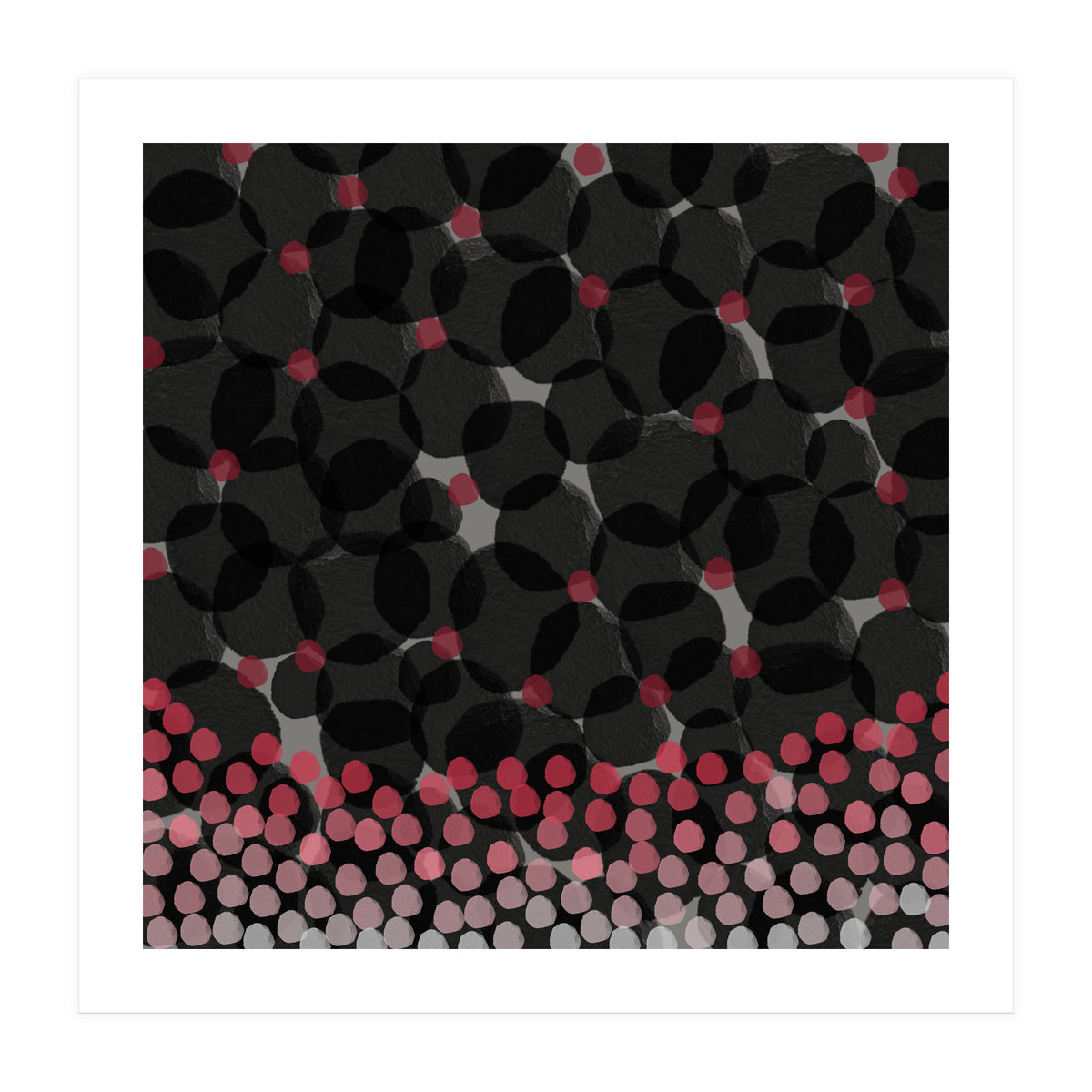 Dark Watercolor Florals (Print Only)