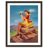 Pinup Sexy Binoculars Girl thumbnail