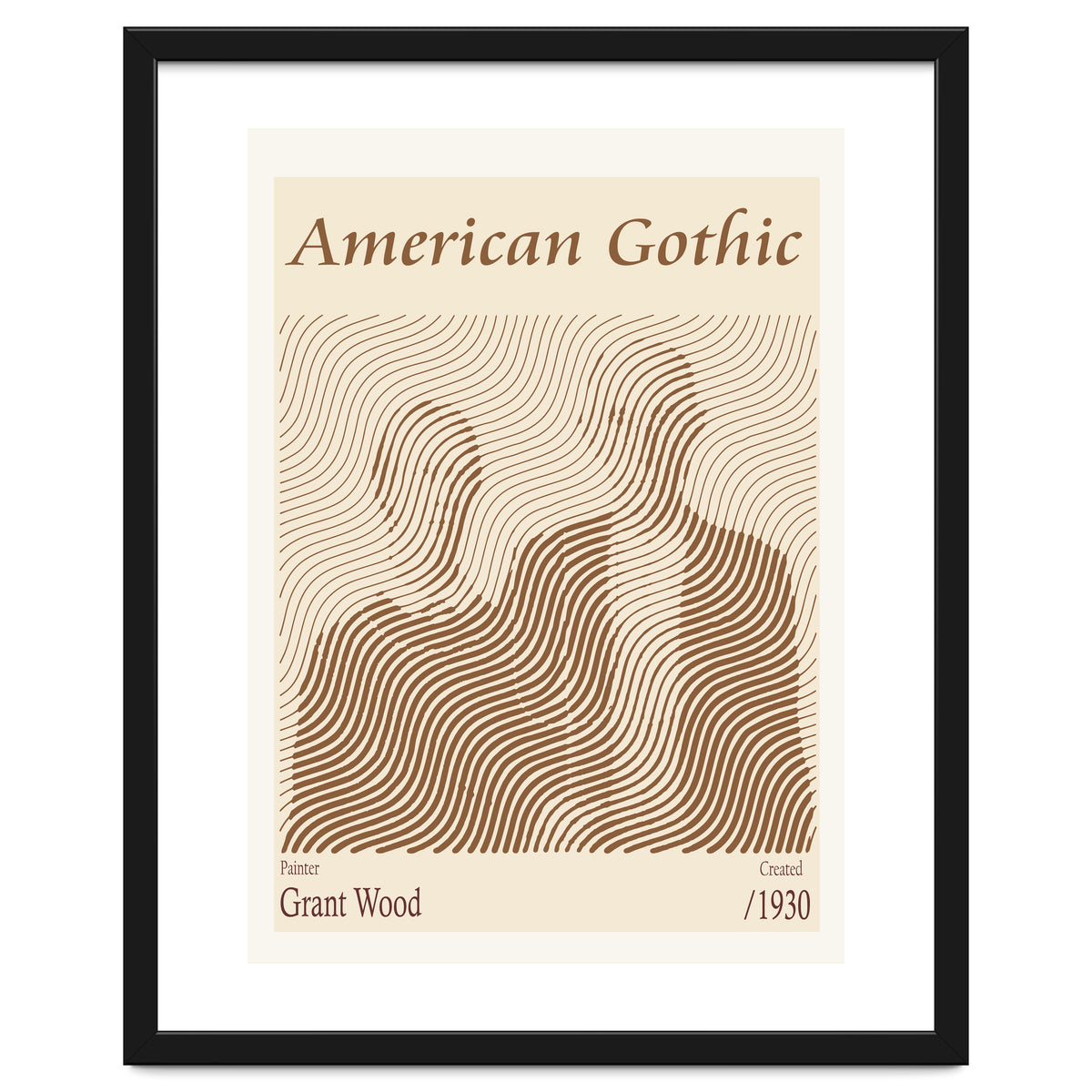 American Gothic – Grant Wood (1930)