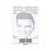 Receipt Art Elvis Presley (Print Only)