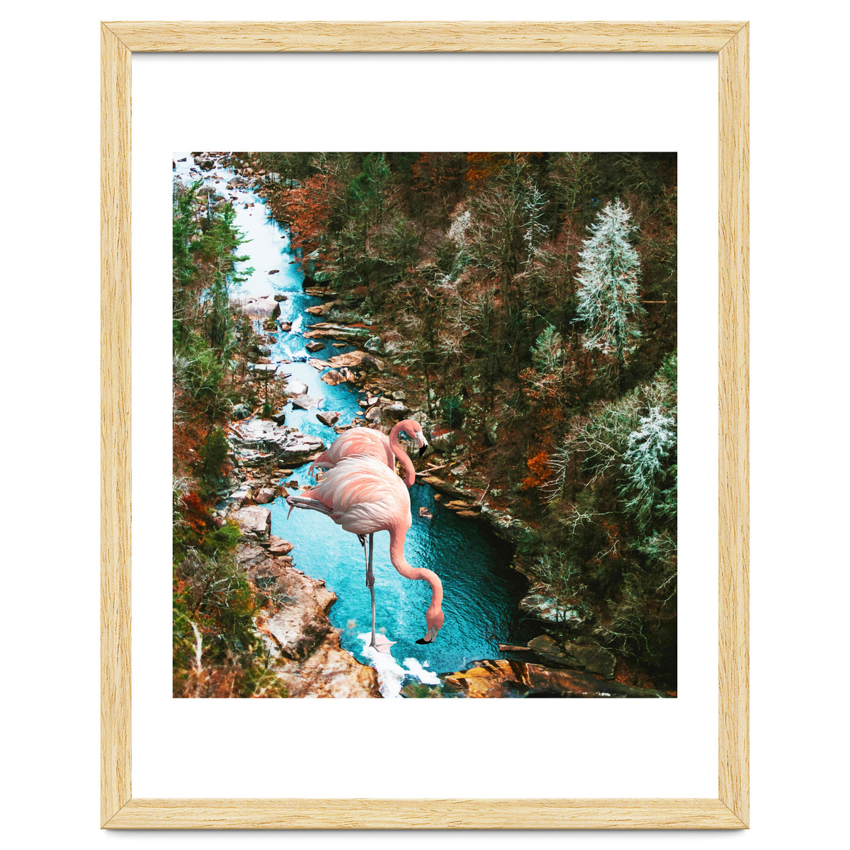 Flamingo Forest #society6 #decor #buyart