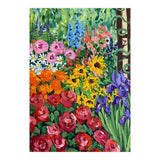Vibrant Summer Cottage Garden Oil Painting (Print Only) thumbnail