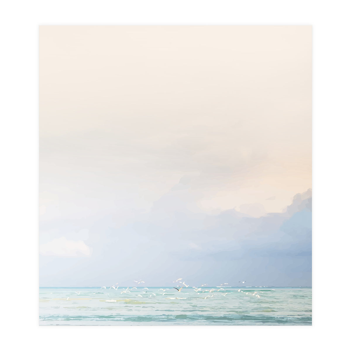 Birds Waiting For Rain (Print Only)