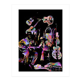 Cool John Ferguson And Captain Luke Blues Musician Legend Colorful (Print Only) thumbnail