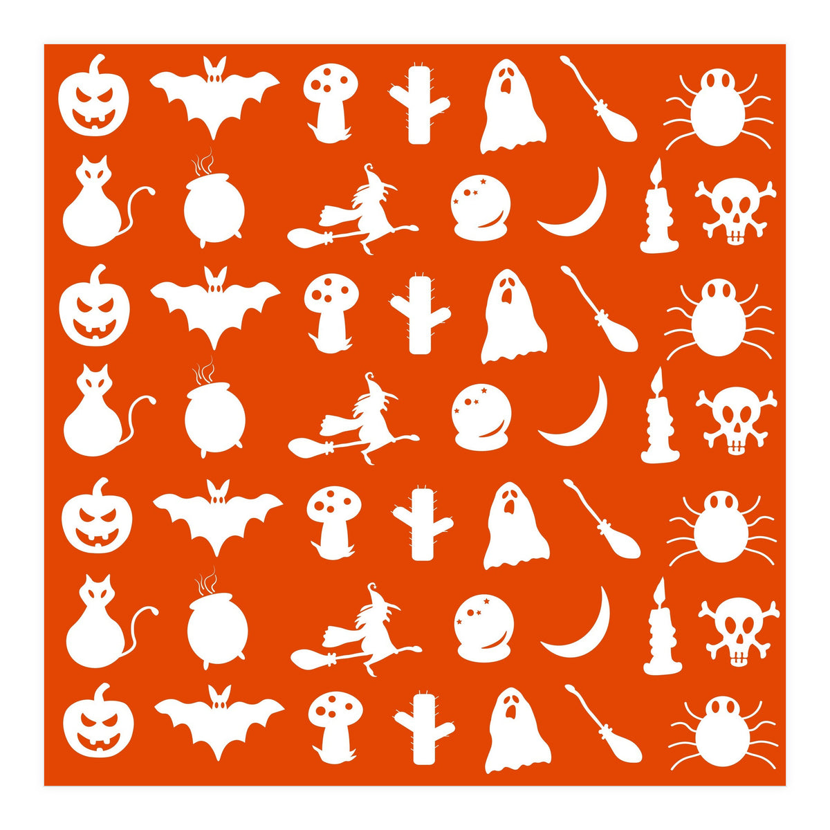 Halloween Icons Pattern (Print Only)