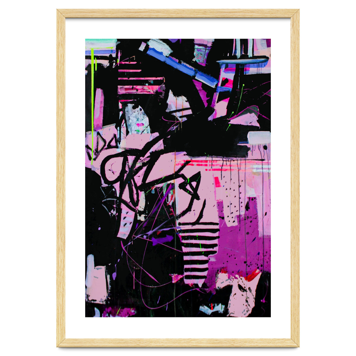 Wild Child Abstract Acrylic Colorful Arthaus Michelle Williams