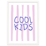 Cool Kids Club, Fun Playful Quote Print for Kids Room and Playroom Decor thumbnail