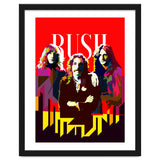 Rush Progressive Rock Pop Art WPAP thumbnail