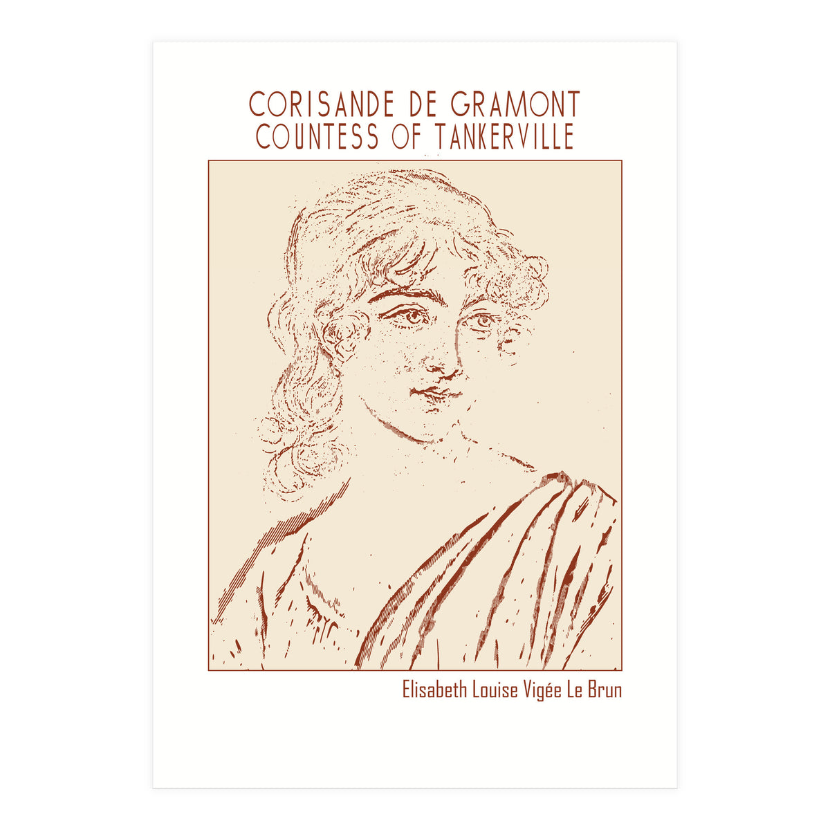 Corisande De Gramont, Countess Of Tankerville  (Print Only)
