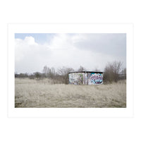 Graffiti barn in the middle of nowhere (Print Only)