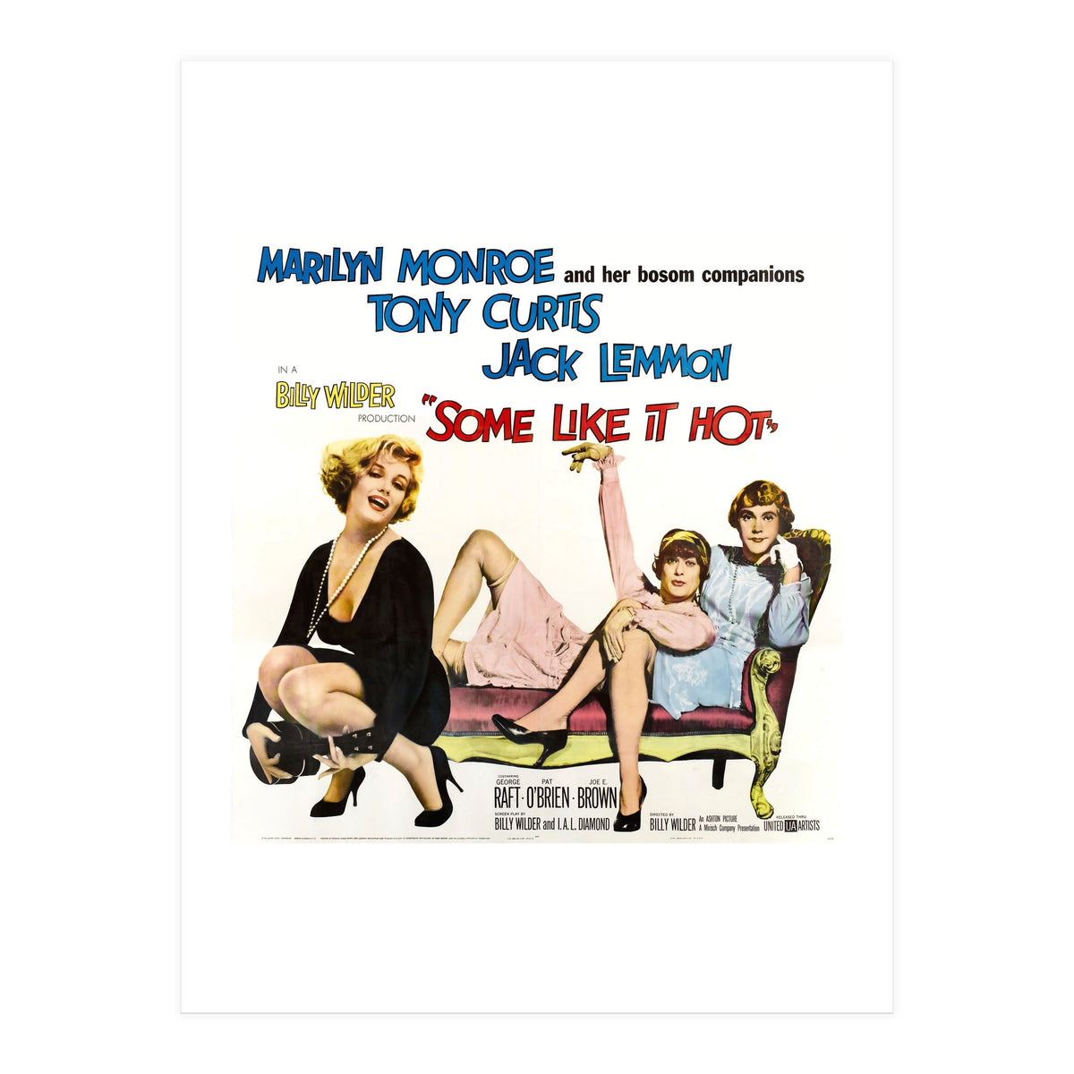 SOME LIKE IT HOT (1959), directed by BILLY WILDER. (Print Only)
