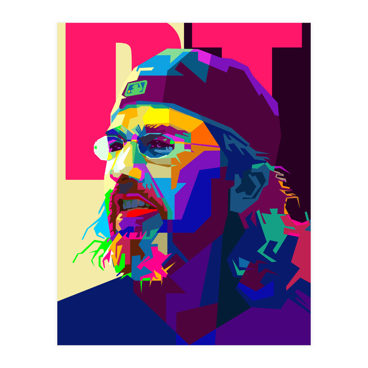 Mike Portnoy Drum Musician Pop Art WPAP (Print Only)