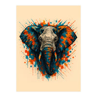 Elephant Animal Watercolor (Print Only)