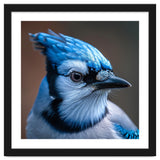 Close Up Portrait Of A Blue Jay Bird thumbnail