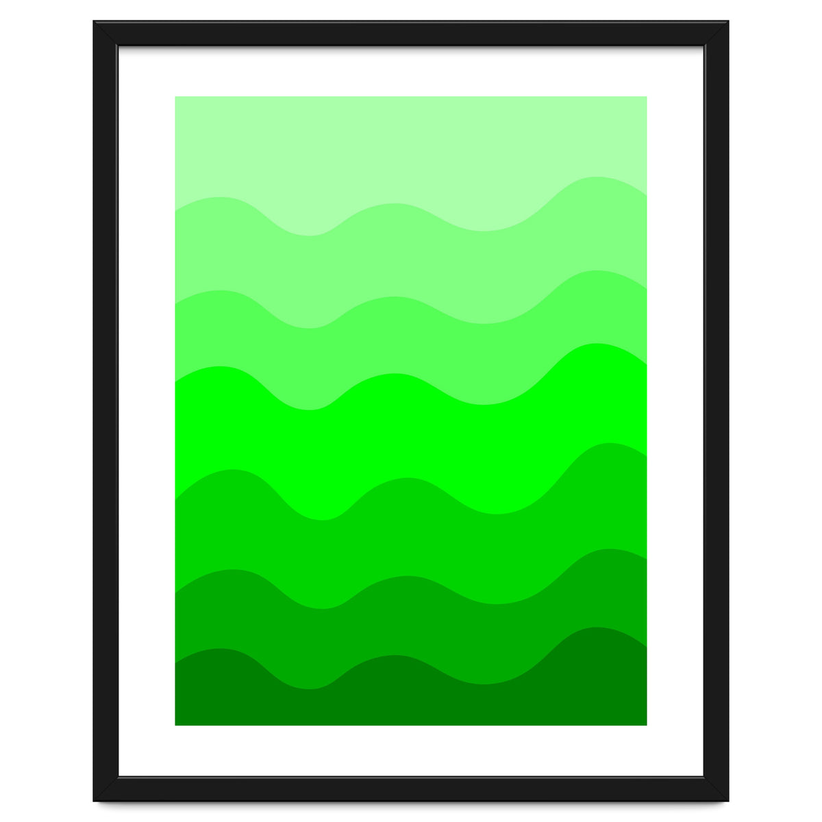 Green gradient design