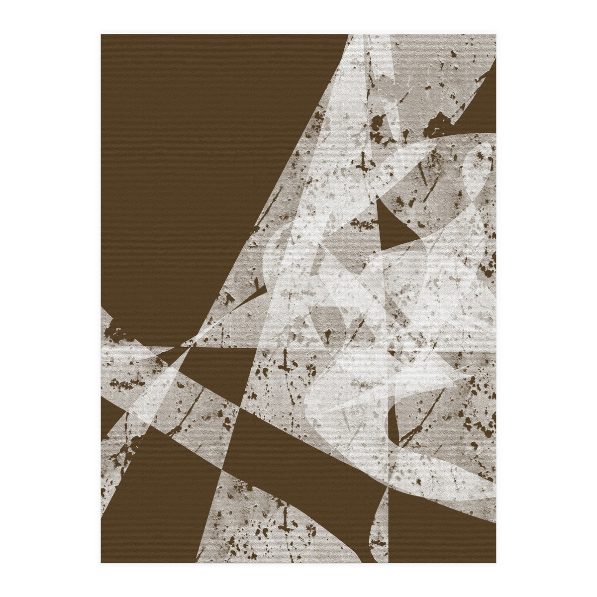 Abstract White Scratch (Print Only)