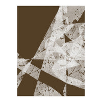 Abstract White Scratch (Print Only)