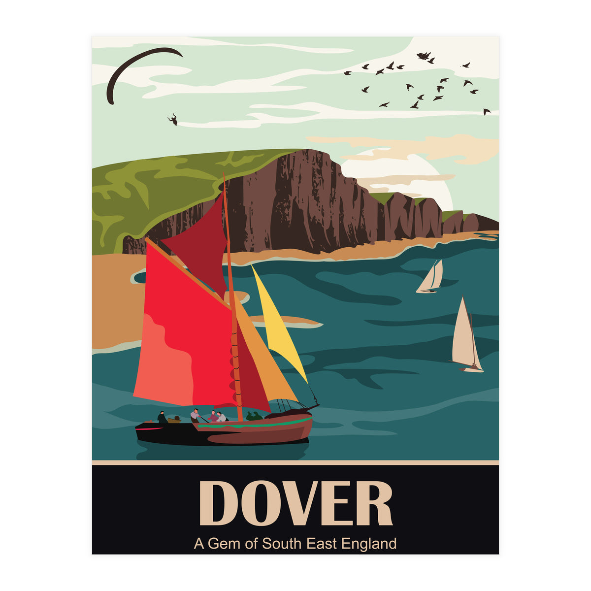 Dover, a Gem Of Southeast England (Print Only)