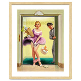 Pinup Sexy Girl Had Accident While Leaving The Elevator thumbnail