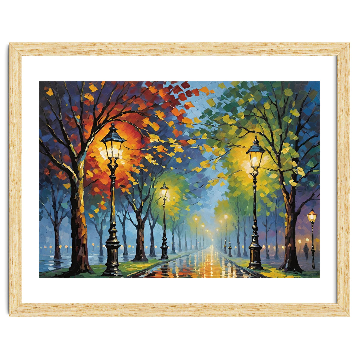 Rainy Abstract Art Nature