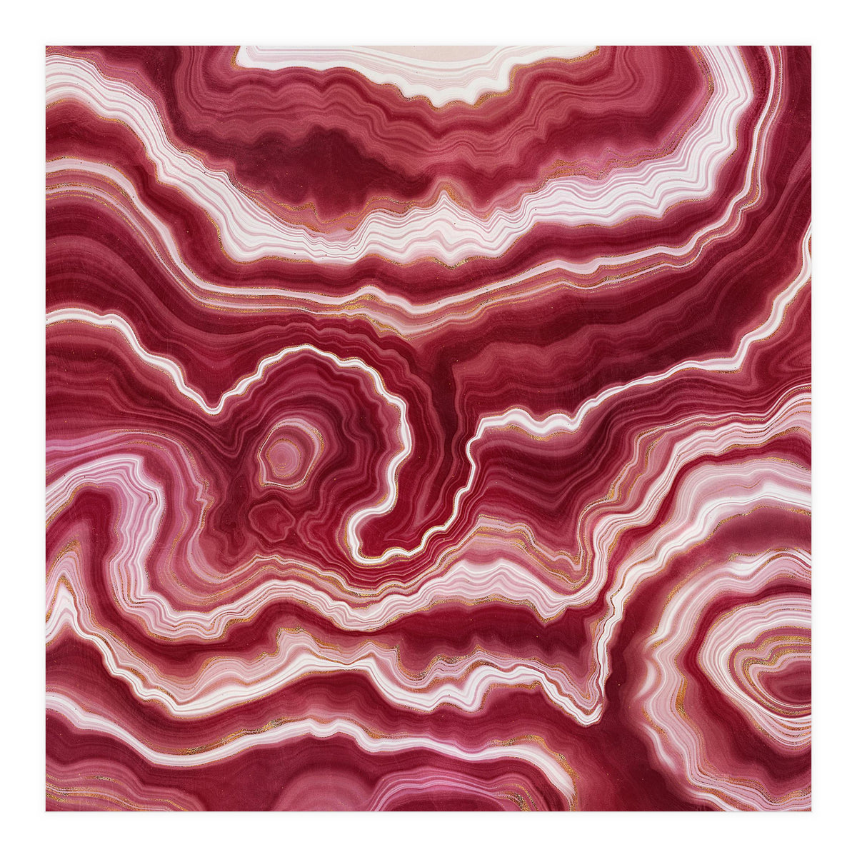 Red Agate Texture 10 (Print Only)