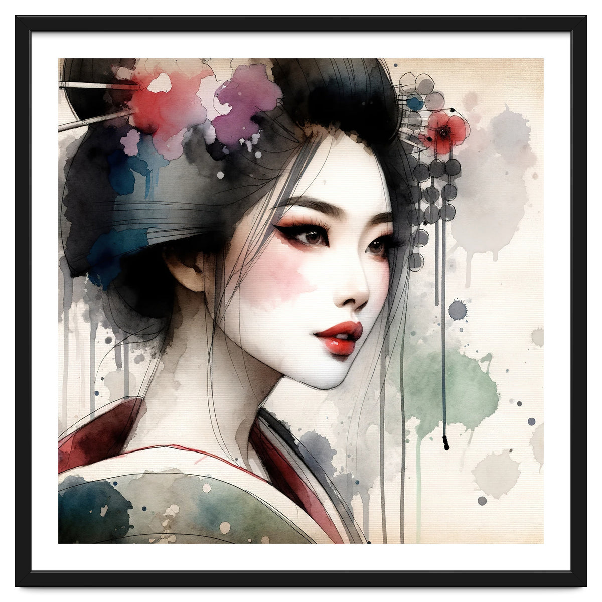 Soft Bloom Modern Geisha