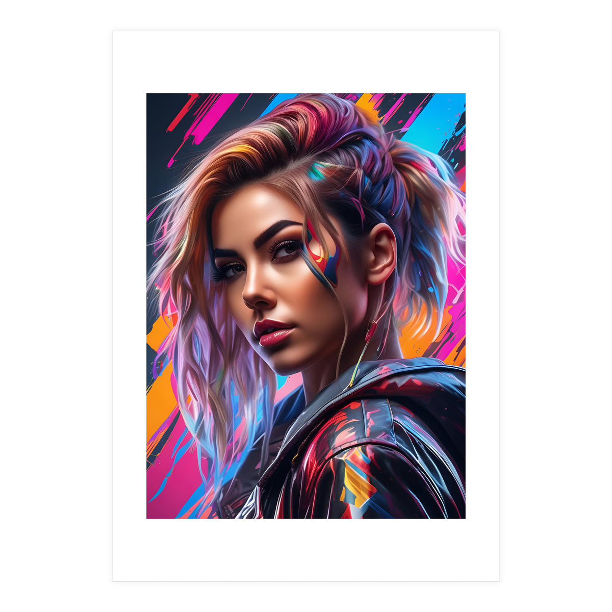 Girl, Graffiti (Print Only)