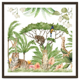 Watercolor Animals Savannah Landscape thumbnail