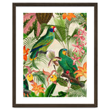 Parrots in tropical Jungle thumbnail