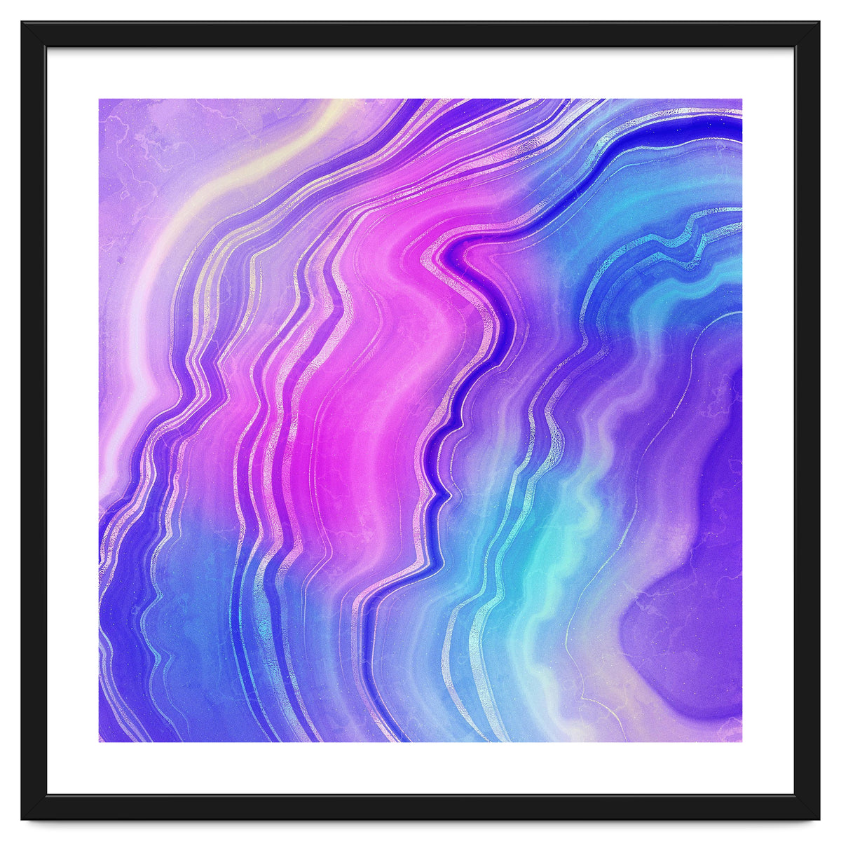Neon Agate Texture 09