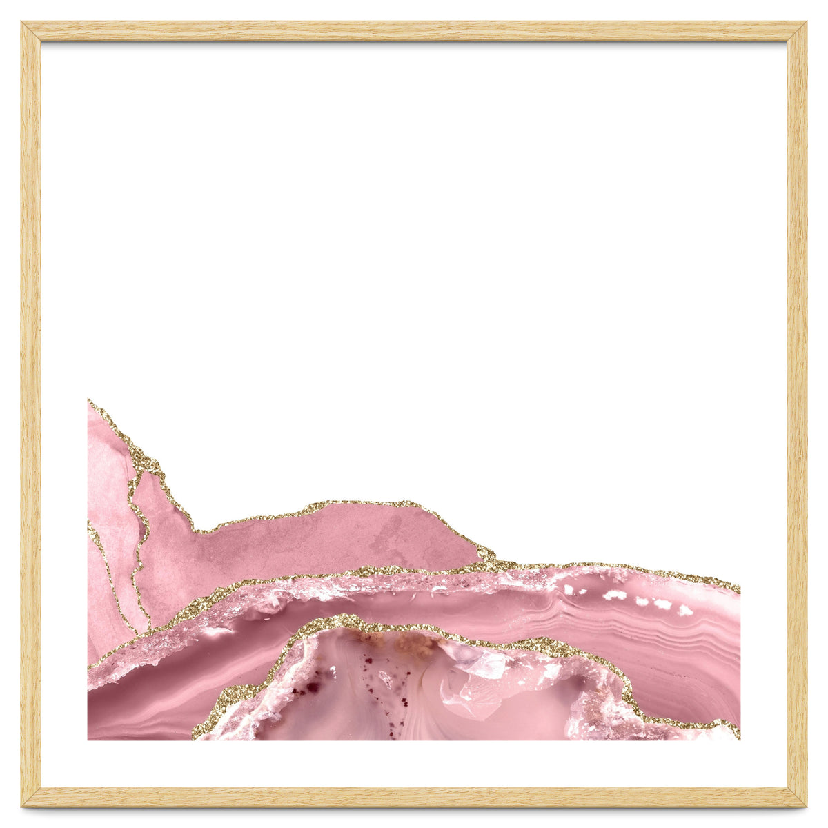 Blush & Gold Agate Texture 08
