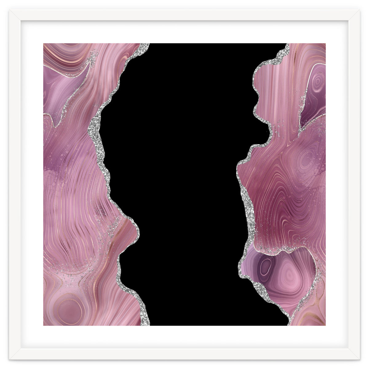 Mauve & Silver Agate Texture 02