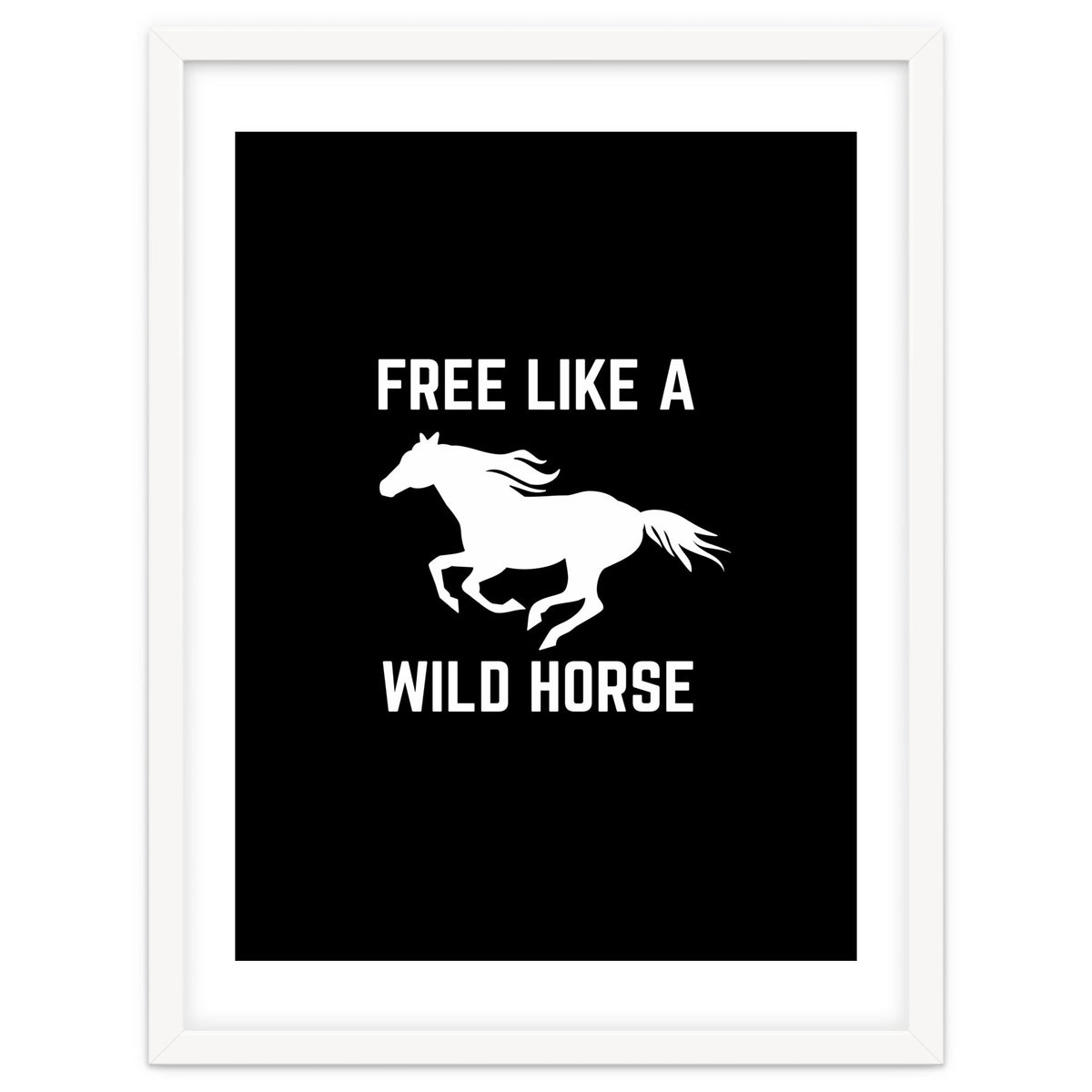 Free like a wild horse