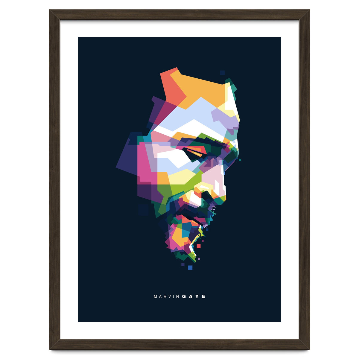 Marvin Gaye Pop Art WPAP