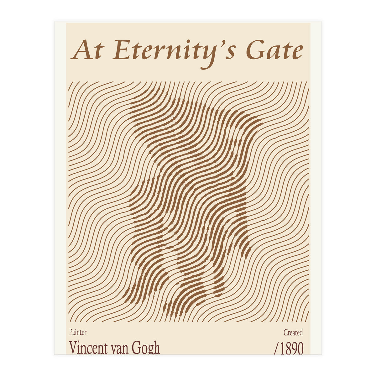 At Eternity’s Gate Vincent Van Gogh (1890) (Print Only)