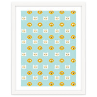Minimalist Finn And Jake Seamless Cartoon Pattern