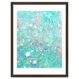 Blue Green Dreamy Marble, Minimal Abstract Pastel Graphic Design Eclectic Bohemian Painting Texture thumbnail