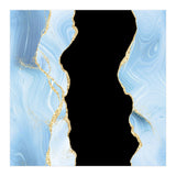 Blue & Gold Glitter Agate Texture 02  (Print Only) thumbnail